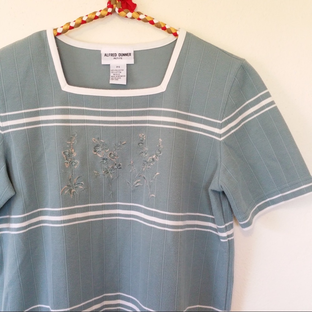 Alfred Dunner Petite Small Career Top